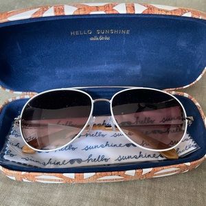 Stella & dot aviator sunglasses.